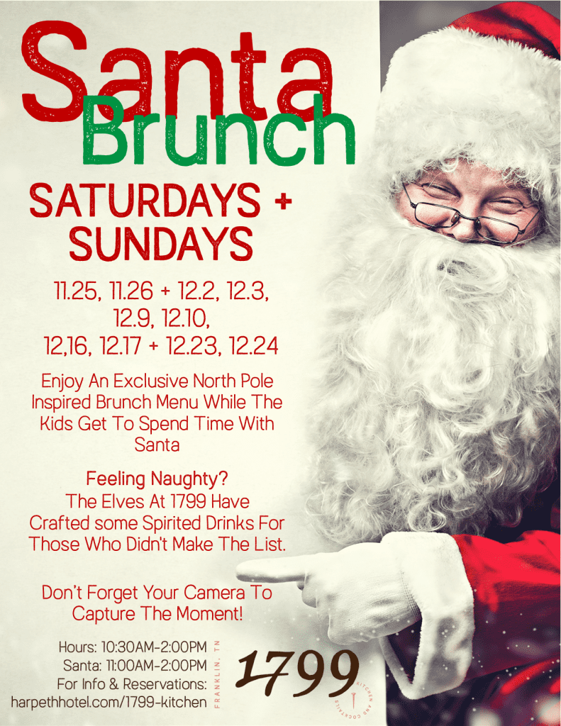 Santa Brunch The Harpeth Hotel